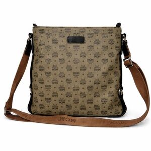 MCM Logo Messenger Bag